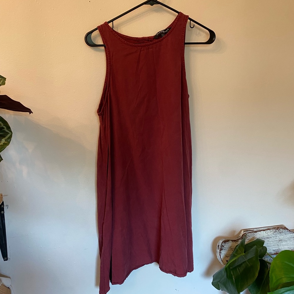 Velvet Heart Burgundy Swing Dress Size
